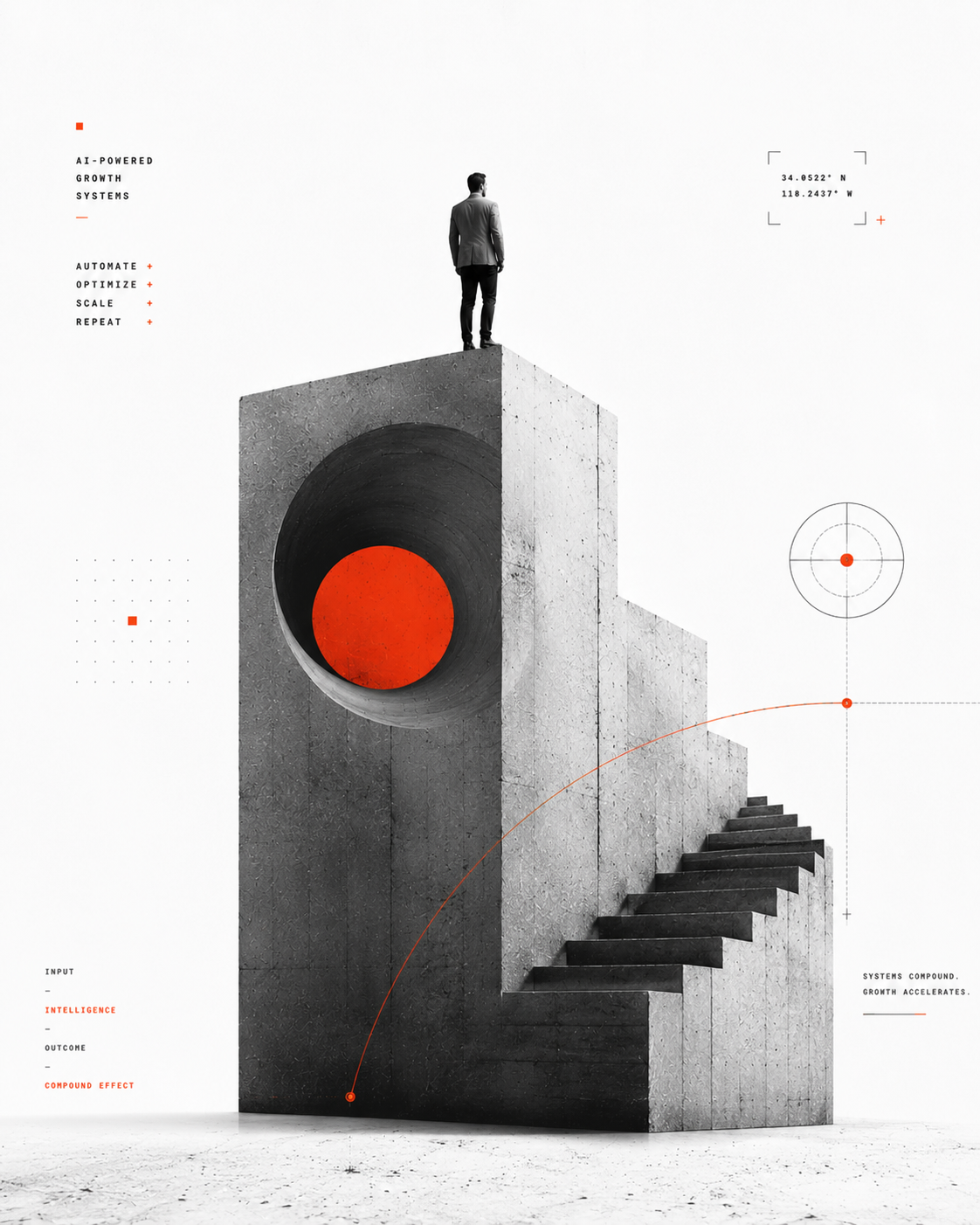 AI-powered growth systems visual