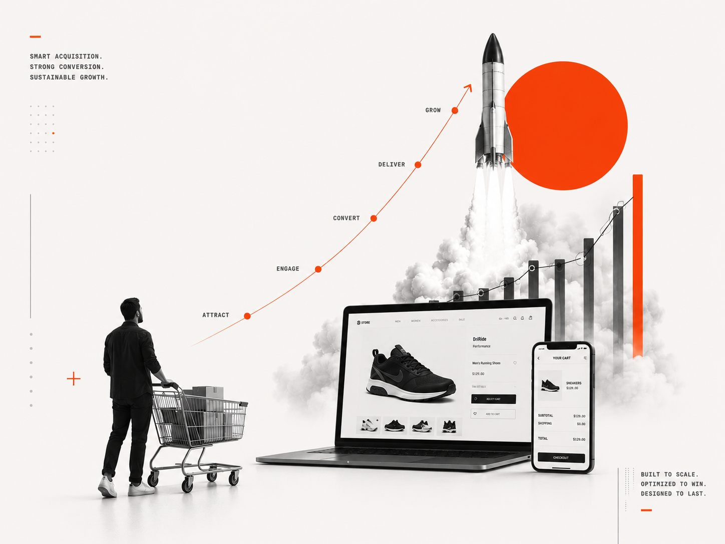 Creating a growth engine for an e-commerce business.